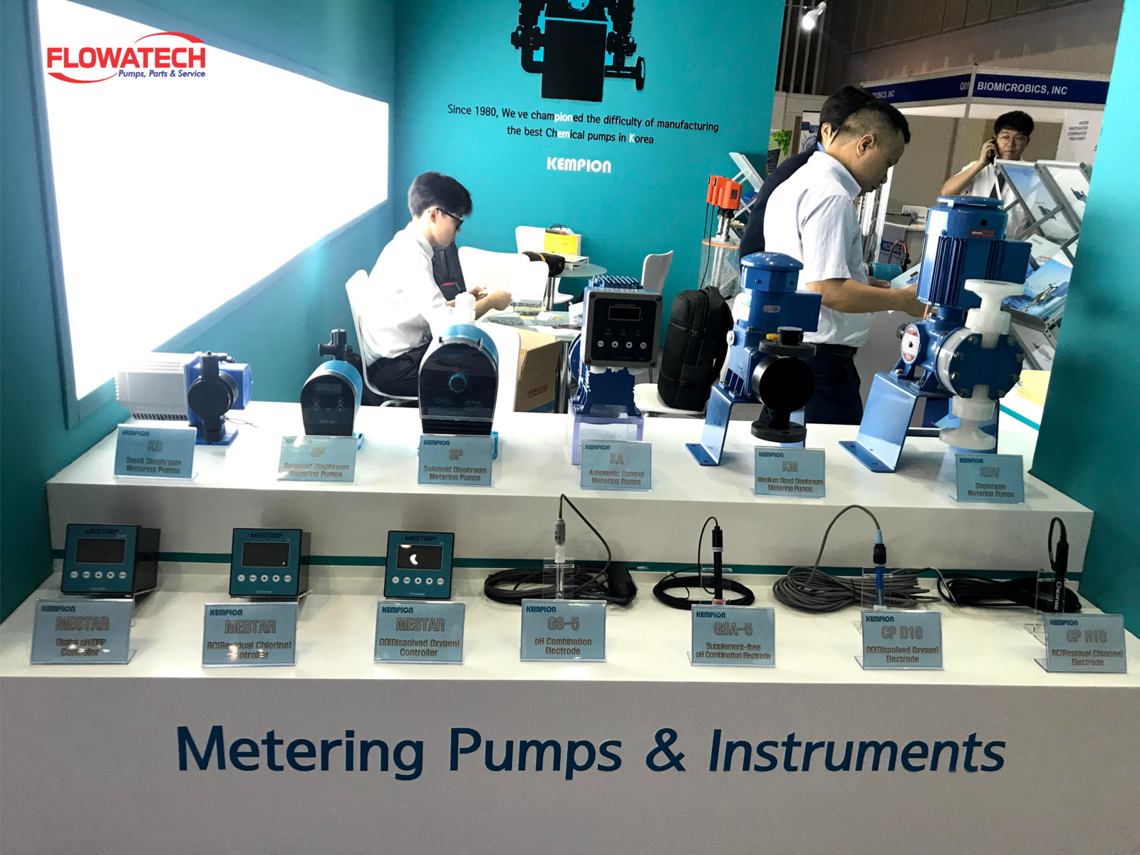 Bơm định lượng Cheonsei và thiết bị đo PH ORP RC DO EC